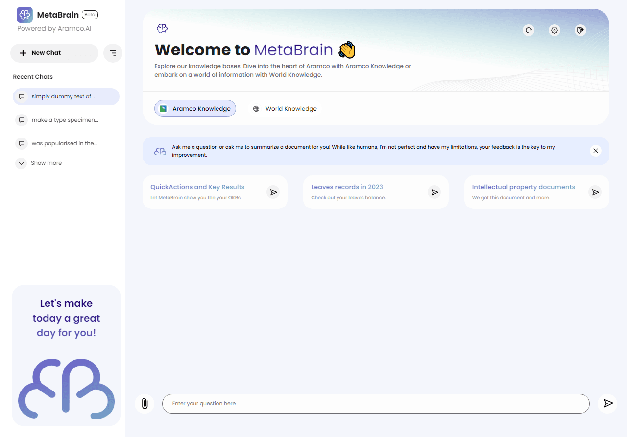 AI Chat Application screenshot